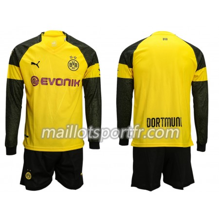 Maillot de Foot Borussia Dortmund Enfant Domicile 2018/19 ML